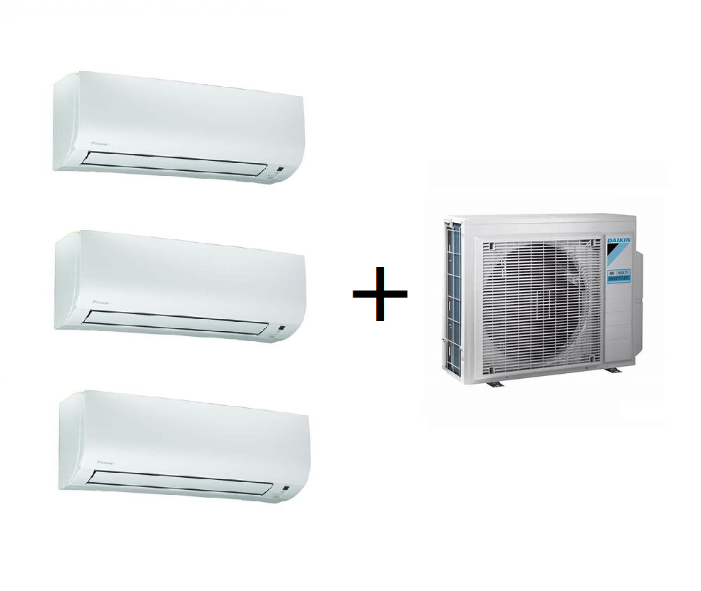 Ar Condicionado Conjuntos Multisplit - Daikin - Stylish - 7000+7000 Btu -  Un. Ext. 2MXM40