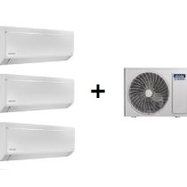 TOYOTOMI MULTI-SPLIT 3X1 GAMA UMI eco GÁS R32 C/ WIFI e IONIZADOR, FILTRO HEPA, CARVÃO ATIVO (9000+9000+17000 BTUS)